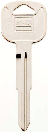 Hy-Ko 11010KK4 Automotive Key Blank, Brass, Nickel, For: Kia Vehicle Locks, Pack of 10