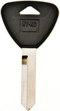Hy-Ko 12005H62 Key Blank, Brass/Plastic, Nickel, For: Ford, Lincoln, Mercury Vehicles, Pack of 5