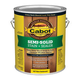 Cabot Semi-Solid Semi-Solid New Redwood Oil-Based Deck and Siding Stain 1 gal, Pack of 4