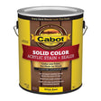 Cabot Solid Color Acrylic Stain & Sealer Solid Tintable White Base Acrylic Deck Stain 1 gal, Pack of 4