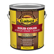 Cabot 140.0001808.007 Solid Stain, Low Luster, Medium Base, Liquid, 1 gal, Pack of 4