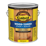 Cabot Wood Toned Transparent Natural Oil-Based Deck and Siding Stain 1 gal, Pack of 4