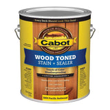 Cabot Wood Toned Transparent Pacific Redwood Oil-Based Deck and Siding Stain 1 gal, Pack of 4