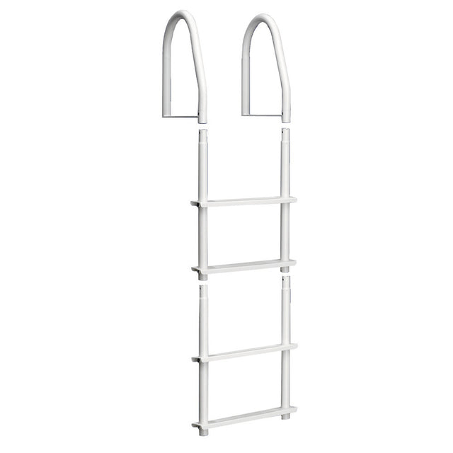 DOCK LADDER 4 STEP W/HDWE WHT