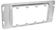 Southwire GBDC-344-UPC Device Ring, 3/4 in L, Rectangular, 4-Gang, Steel, Silver, Galvanized