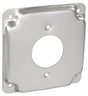 Southwire G1942-UPC Box Cover, 4 in W, Square, 1-Gang, Steel, Silver, Galvanized