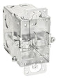 Southwire G601-OWR-UPC Switch Box, 1-Gang, 5-Knockout, 1/2 in Knockout, Steel, Silver, Galvanized