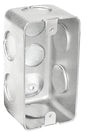 Southwire G19282-3/4-UPC Utility Handy Box, 1/2, 3/4 in Knockout, Steel, Silver, Galvanized