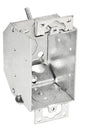 Southwire G601BVR-UPC Switch Box, 1-Gang, 5-Knockout, 1/2 in Knockout, Steel, Silver, Galvanized