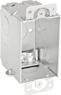 Southwire G601-R-UPC Switch Box, 1-Gang, 5-Knockout, 1/2 in Knockout, Steel, Silver, Galvanized