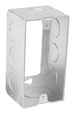 Southwire G19281-E-UPC Handy Utility Extension Ring, 4 in L, 2 in W, 1-Gang, 8-Knockout, Steel, Silver, Galvanized