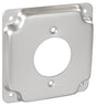 Southwire G1943-UPC Box Cover, 4 in W, Square, 1-Gang, Steel, Silver, Galvanized