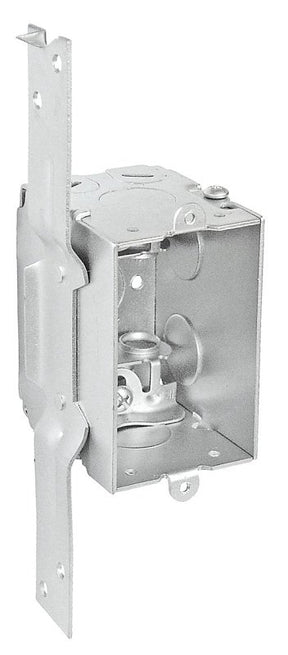 Southwire G601-FBX-UPC Switch Box, 1-Gang, 5-Knockout, 1/2 in Knockout, Steel, Silver, Galvanized, Face-Mount