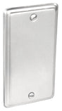 Southwire G19290-UPC Box Cover, 0.21 in L, 2.38 in W, Rectangular, Steel, Zinc-Plated