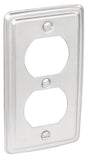 Southwire G19380-UPC Box Cover, 0.21 in L, 2.38 in W, Rectangular, 1-Gang, Steel, Silver, Zinc-Plated