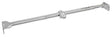 Southwire BHA1-UPC Adjustable Bar Hanger, Steel, Silver, Galvanized