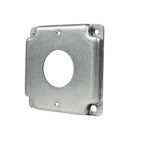 Southwire G1943-U Industrial Exposed Work Cover, 4 in L, 4 in W, Square, 1-Gang, Steel, Silver, Galvanized