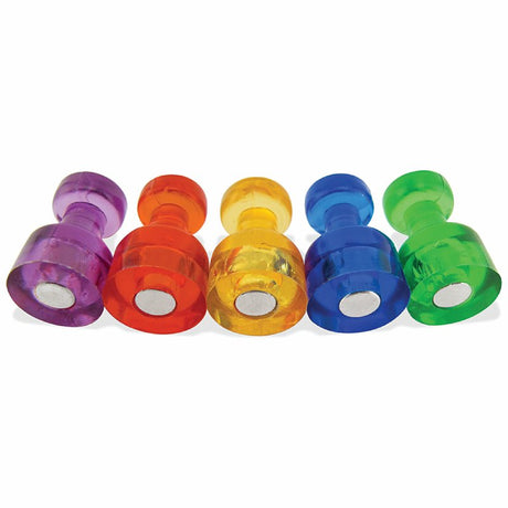Magnet Source 08013 Posting Magnet, 3/8 in Dia, Blue/Green/Purple/Red/Yellow