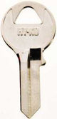Hy-Ko 11010VR5 Key Blank, Brass, Nickel, For: Viro Cabinet, House Locks and Padlocks, Pack of 10