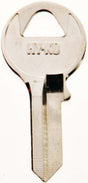 Hy-Ko 11010VR5 Key Blank, Brass, Nickel, For: Viro Cabinet, House Locks and Padlocks, Pack of 10