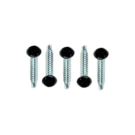 AP Products 012PTK500BL8X1 Pan Head Tri-Screw Self-Drilling, 8 x 1, Black, 500/pk