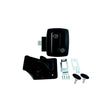 BAUER DOOR LATCH W/KEYS-BLACK