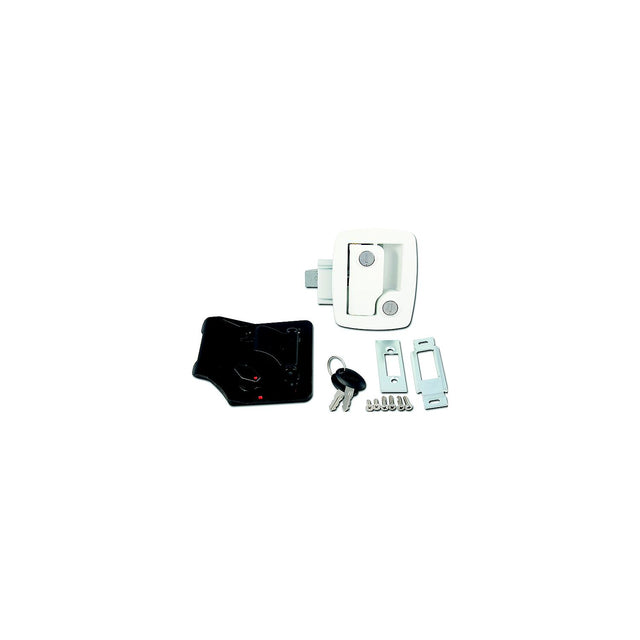 BAUER ENTRANCE LOCK WHITE