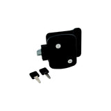TRAVEL TRAILER LOCK W/KEYS BLK