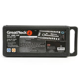 GreatNeck 74213 Ratchet and Socket Set, Steel
