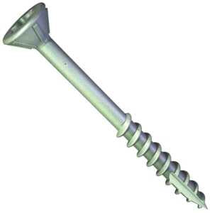 Grabber Construction XG10350G Deck Screw, #10 Thread, 3-1/2 in L, Coarse Thread, Flat Head, Star Drive, 1 lb