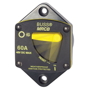 Blue Sea Systems 7040 187 Series DC Circuit Breaker - Panel Mount, 60 Amps