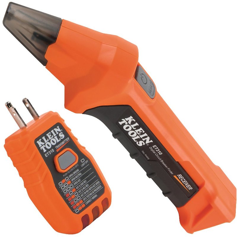 Klein Tools ET310 Circuit Breaker Finder, 90 to 120 VAC, Digital Display