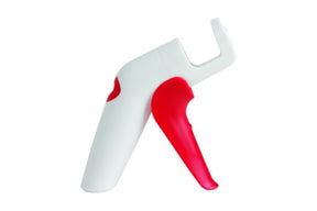 Chef'n QuickPit 102-241-005 Cherry Pitter, 4-1/2 in L, 1.27 in W, 5.05 in H, Plastic, Red/White, Pack of 6