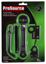 ProSource 33124PKS-PS Thumb Latch, 1/2 in Bolt Head, 4-1/4 in L Bolt, Steel, Powder-Coated