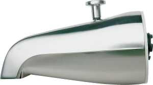 Plumb Pak PP825-31 Bathtub Spout, 9 in L, 3/4 in Connection, IPS, Chrome-Plated, For: 1/2 in or 3/4 in Pipe