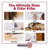 Zinsser B-I-N White Shellac-Based Primer and Sealer 1 gal, Pack of 2
