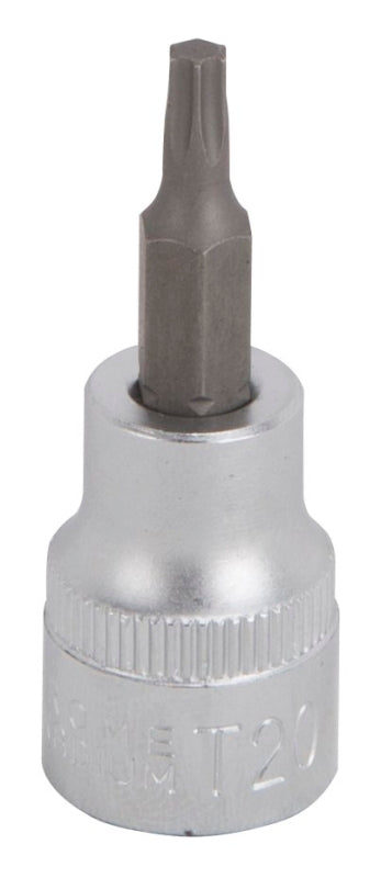 Vulcan 3505002820 Fractional Star Bit Socket, T20 Tip, Chrome