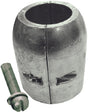 Clamp Shaft Aluminum Anode With Slotted Screw, 7/8″