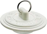 Plumb Pak Duo Fit Series PP820-3 Drain Stopper, Rubber, White, For: 1 to 1-3/8 In-Sink