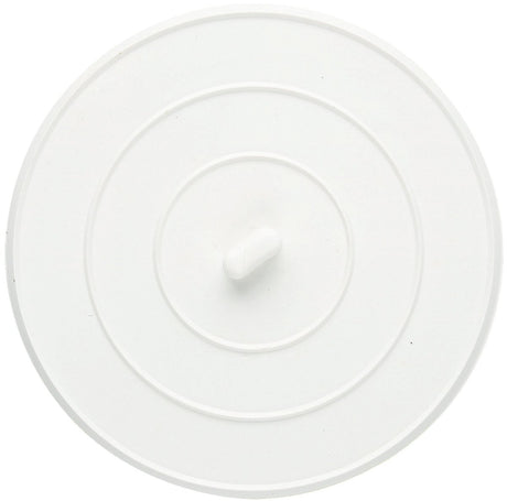 Plumb Pak PP820-14 Flat Suction Sink Stopper, Rubber, White, Polished Chrome, Pack of 6