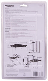 ProSource 33169PKS-PS Strap Hinge, Steel, Black, Loose Pin Pin, 180 deg Range of Motion, 40 (Pair) lb