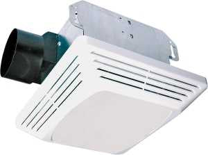 Air King ASLC Series ASLC70 Exhaust Fan with Light, 1.6 A, 120 V, 70 cfm Air, 4 sones, Fluorescent, Incandescent Lamp