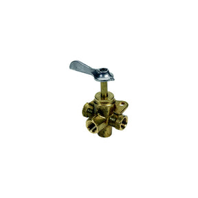 Brass Four-Way Valve