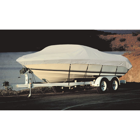 Taylor 70211 BoatGuard Universal Fit Trailerable Boat Cover w/Storage Bag and Tie-Downs, Center Console Boats, 17'-19'