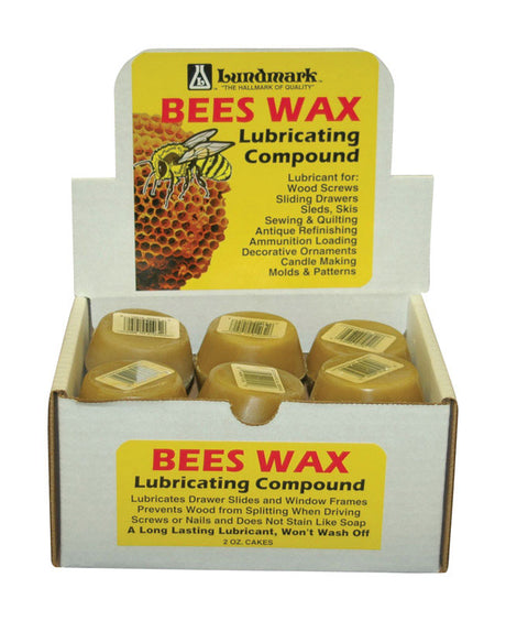 Lundmark Bees Wax Lubricating Compound 2 oz, Pack of 27