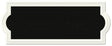 Hy-Ko AK-461 Address Plaque, Rectangular, Plastic, Off-White, Pack of 3