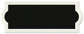 Hy-Ko AK-461 Address Plaque, Rectangular, Plastic, Off-White, Pack of 3