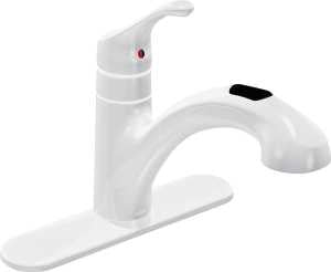 Boston Harbor FW6AC023CP Lavatory Faucet, 1.2 gpm, 2-Handle, 3-Faucet Hole, Brass/Zinc/Plastic, Chrome Plated