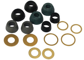 Plumb Pak PP810-30 Cone Washer Assortment, For: Faucet and Toilets, Includes : (2) Cone Washers and (2) Friction Rings