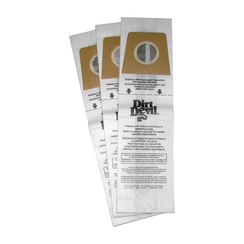 Dirt Devil Vacuum Bag 3 pk Type U
